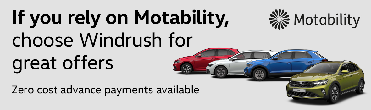 Motability new car offers and services at Windrush Volkswagen Slough and Maidenhead